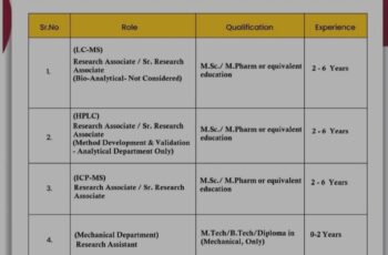 HIRING FOR IMMEDIATE JOINING in QA / Research Associate / Research Assistant / Mechanical on May 2024 @ ACCUPREC RESEARCH LABS PVT. LTD., Ahmedabad