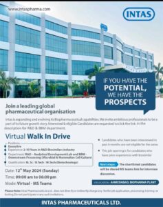 Virtual Walk-In Drive FOR R&D - Analytical Development Lab and BBM Downstream Processing AHMEDABAD