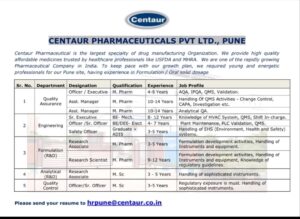 Centaur Pharmaceutical